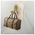 Borsa Boston Burberrys Nova Check in tela Beige Gold Auth 188634 D'oro - vista 20