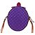 GUCCI Kinder Ananas Schultertasche Leder Lila Silber Auth 189054SAM - Ansicht 2