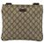 GUCCI GG Supreme Schultertasche PVC Beige Gold 201538 Auth 190295A Golden - Ansicht 13