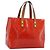LOUIS VUITTON Monogram Vernis Reade PM Hand Bag Red Rouge M91088 LV Auth ep14916 Rosso