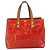 LOUIS VUITTON Monogram Vernis Reade PM Hand Bag Red Rouge M91088 LV Auth ep14916 Rosso - vista 2