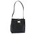 Salvatore Ferragamo Vala Shoulder Bag Leather Black Gold Auth ka5045 Golden