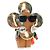 LOUIS VUITTON Monogram Vivienne DJ Brown GI0511 LV Auth 189262SM Marrone