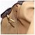 LOEWE Anagram Shoulder Bag Suede Beige Gold Auth 190571 D'oro - vista 21