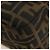 FENDI Zucca Canvas Mamma Baguette Shoulder Bag Black Brown Auth 189272V Marrone Nero - vista 18
