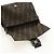 FENDI Zucca Canvas Mamma Baguette Shoulder Bag Black Brown Auth 189272V Marrone Nero - vista 21