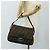 FENDI Zucca Canvas Mamma Baguette Shoulder Bag Black Brown Auth 189272V Marrone Nero - vista 28