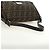FENDI Zucca Canvas Mamma Baguette Shoulder Bag Black Brown Auth 189272V Marrone Nero - vista 6