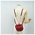 Borsa a Spalla GUCCI in Pelle Rossa Oro 598594 Auth bs35771V Rosso D'oro - vista 32