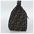 FENDI Zucca Canvas Mamma Baguette Shoulder Bag Marrone Nero Autentica 190254A - vista 3