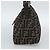 FENDI Zucca Canvas Mamma Baguette Shoulder Bag Marrone Nero Autentica 190254A - vista 4
