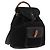 Mochila GUCCI Bamboo de ante negro y oro 003 1705 0030 Auth bs35670A Dorado