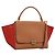 Céline Borsa CELINE Trapeze in pelle 2way Marrone Oro Auth 189874A D'oro