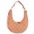 Borsa a tracolla Salvatore Ferragamo Gancini Canvas Orange Gold Auth BA13723V D'oro Arancione