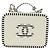 CHANEL CC Figley Matelasse Chain Bag Caviar Skin White Silver CC Auth 189075SM Argento Bianco - vista 13