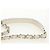CHANEL CC Figley Matelasse Chain Bag Caviar Skin White Silver CC Auth 189075SM Argento Bianco - vista 17