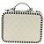 CHANEL CC Figley Matelasse Chain Bag Caviar Skin White Silver CC Auth 189075SM Argento Bianco - vista 2