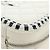 CHANEL CC Figley Matelasse Chain Bag Caviar Skin White Silver CC Auth 189075SM Argento Bianco - vista 21