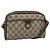 Bolso GUCCI GG Supreme Web Sherry Line en PVC Beige Oro 116 02 089 Auth BA13711 Dorado