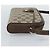 Bolso GUCCI GG Supreme Web Sherry Line en PVC Beige Oro 116 02 089 Auth BA13711 Dorado - vista 4