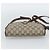 Bolso GUCCI GG Supreme Web Sherry Line en PVC Beige Oro 116 02 089 Auth BA13711 Dorado - vista 5