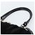 Borsa Salvatore Ferragamo Gancini in scamosciato nero e argento Auth BA13719A - vista 14