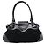 Borsa Salvatore Ferragamo Gancini in scamosciato nero e argento Auth BA13719A - vista 2