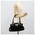 Borsa Salvatore Ferragamo Gancini in scamosciato nero e argento Auth BA13719A - vista 23