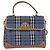 Borsa Burberrys Nova Check in PVC 2way Blu Oro Auth 190255 D'oro - vista 13