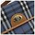Borsa Burberrys Nova Check in PVC 2way Blu Oro Auth 190255 D'oro - vista 18