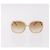 Gafas de sol VALENTINO Chloe de plástico 4 Set Black Beige Brown Auth BA13633 Castaño Negro - vista 2