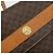 Céline CELINE Bolsa de Ombro Macadam Canvas com Medalhão PVC Couro Marrom Ouro Autêntica 189300 Dourado - vista 17