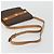 Céline CELINE Bolsa de Ombro Macadam Canvas com Medalhão PVC Couro Marrom Ouro Autêntica 189300 Dourado - vista 7