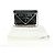 Bolso de Hombro con Cadena PRADA de Cuero Patentado Negro Plata 190226SAM - vista 12