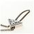 Bolso de Hombro con Cadena PRADA de Cuero Patentado Negro Plata 190226SAM - vista 14