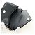Bolso de Hombro con Cadena PRADA de Cuero Patentado Negro Plata 190226SAM - vista 22