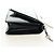Bolso de Hombro con Cadena PRADA de Cuero Patentado Negro Plata 190226SAM - vista 4