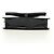 Bolso de Hombro con Cadena PRADA de Cuero Patentado Negro Plata 190226SAM - vista 5
