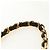 CHANEL Matelasse Chain Shoulder Bag Lamb Skin Black Gold CC Auth 189753V Nero D'oro - vista 15