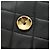 CHANEL Matelasse Chain Shoulder Bag Lamb Skin Black Gold CC Auth 189753V Nero D'oro - vista 22