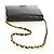 CHANEL Matelasse Chain Shoulder Bag Lamb Skin Black Gold CC Auth 189753V Nero D'oro - vista 6