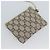 Borsa Tote GUCCI GG Supreme Web Sherry Line PVC Beige Gold Auth 189947 D'oro - vista 21