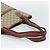 Borsa Tote GUCCI GG Supreme Web Sherry Line PVC Beige Gold Auth 189947 D'oro - vista 7