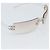 Gafas de sol CHANEL COCO Mark Metal Silver CC Auth 190235 Plata - vista 8