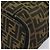 FENDI Zucca Canvas Vanity Hand Bag Black Brown Auth 189549 Marrone Nero - vista 16