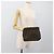 FENDI Zucca Canvas Vanity Hand Bag Black Brown Auth 189549 Marrone Nero - vista 21