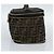 FENDI Zucca Canvas Vanity Hand Bag Black Brown Auth 189549 Marrone Nero - vista 3