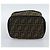 FENDI Zucca Canvas Vanity Hand Bag Black Brown Auth 189549 Marrone Nero - vista 5