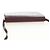 BURBERRY Every Day Shoulder Wallet Leather Bordeaux Gold Auth am11974M D'oro Bordò - vista 6