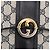 Borsa GUCCI GG Supreme in PVC Blu navy Oro Auth 190570 D'oro - vista 17